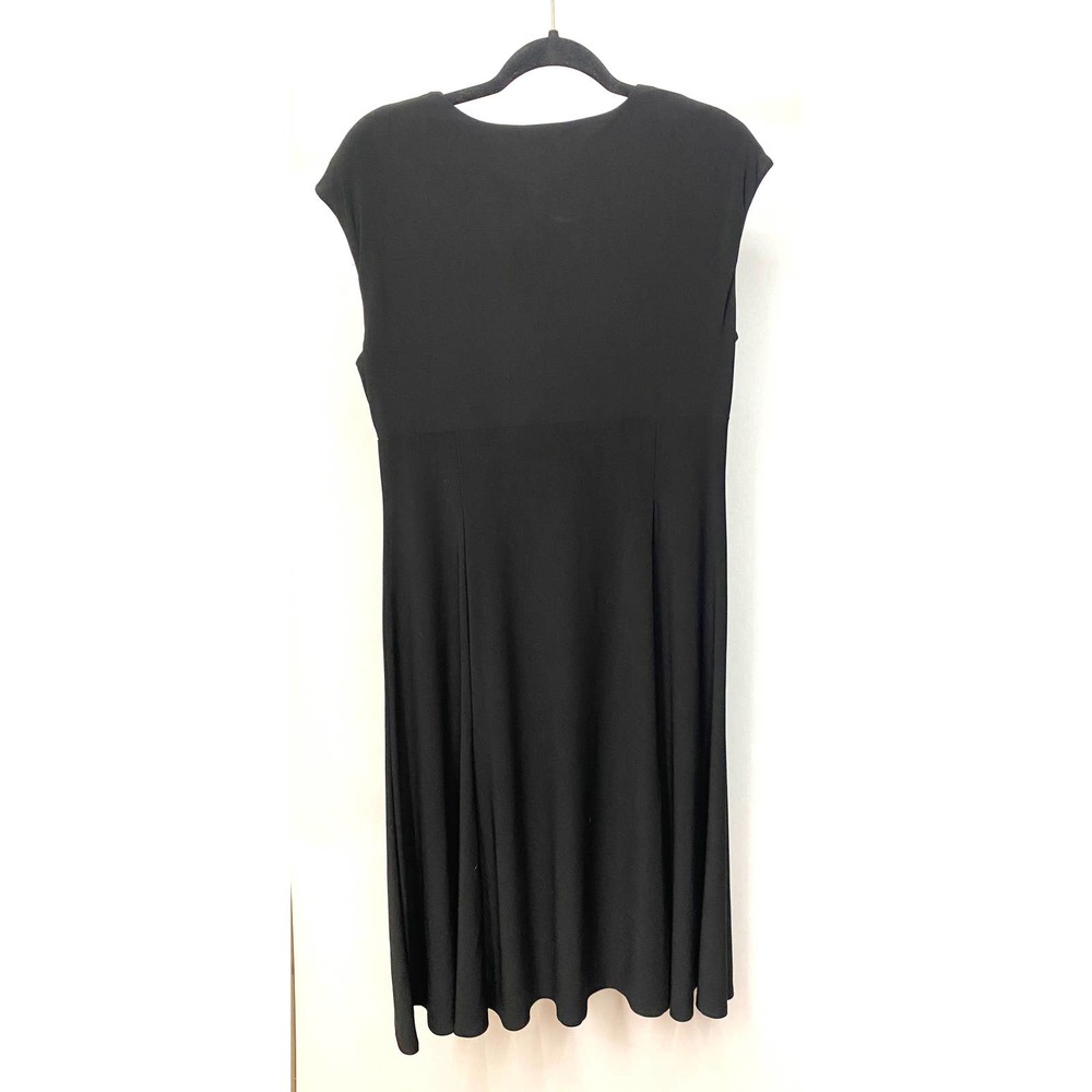 Chaps V-Neck Midi Dress Size Large